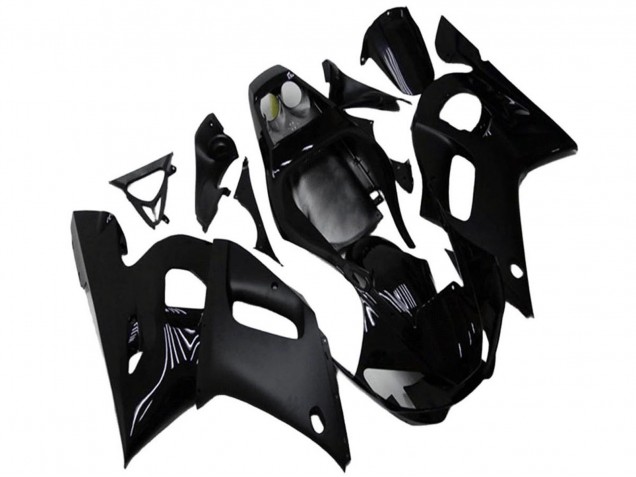 Carenados Moto Yamaha YZF R6 1998-2002 - Negro Brillante Negro Mate