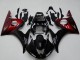 Kits Carenado Moto Yamaha YZF R6 2003-2004 - Negro Brillante Rojo