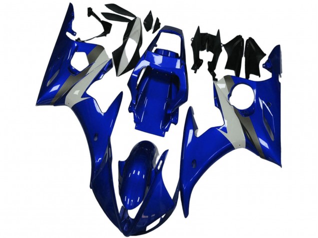 Carenado Moto Yamaha YZF R6 2003-2004 - Azul Blanco