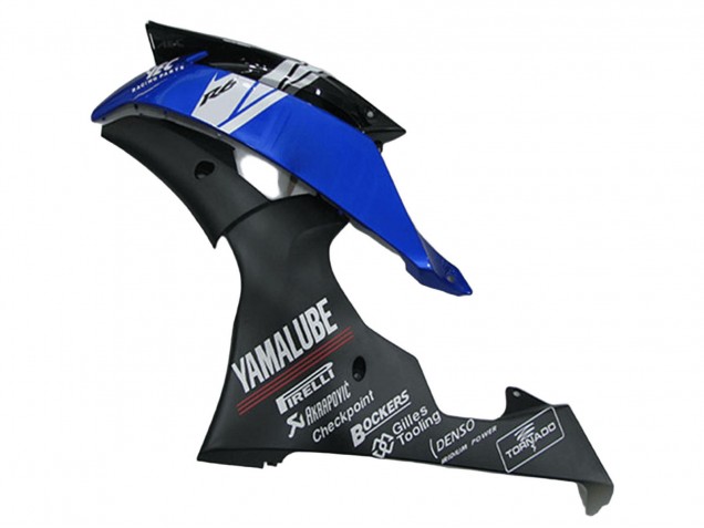 Carenados Moto Yamaha YZF R6 2008-2016 - Blanco Azul Negro Mate Yamalube
