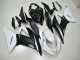 Carenados ABS Kawasaki ZX6R 2013-2018 - Blanco Negro Mate