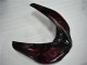 Carenado Moto Kawasaki ZX10R 2006-2007 - Negro Brillante Rojo Llama