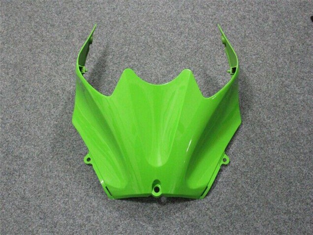 Carenado Moto Kawasaki ZX14R ZZR1400 2006-2011 - Verde Negro Brillante