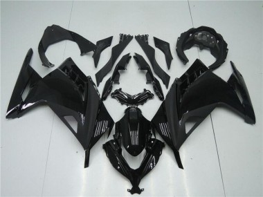 Carenados Moto Kawasaki Ninja 300 EX300R 2013-2024 - Negro Brillante Negro Mate