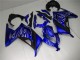 Carenados Moto Kawasaki Ninja 300 EX300R 2013-2024 - Azul Negro Blanco Llama