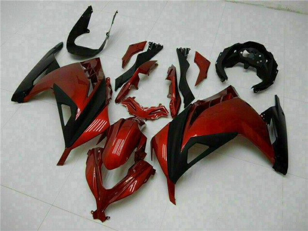 Carenados Moto Kawasaki Ninja 300 EX300R 2013-2024 - Rojo Negro