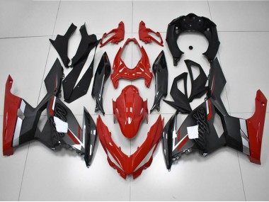 Carenados Moto Kawasaki EX400 2018-2024 - Rojo Gris Negro
