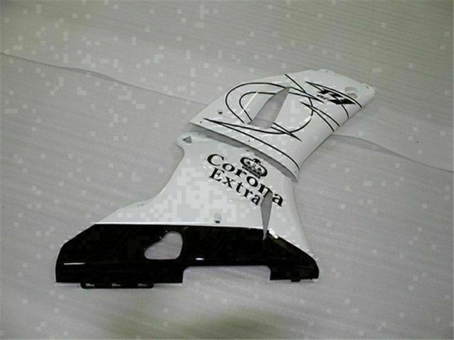 Carenados Moto Yamaha YZF R1 2000-2001 - Blanco Negro Corona Extra
