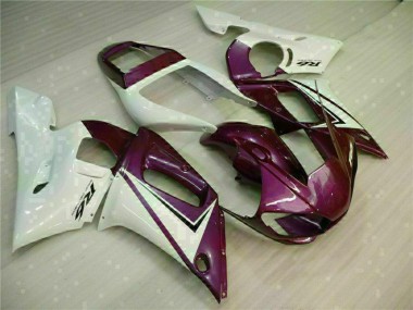 Carenados Moto Yamaha YZF R6 1998-2002 - Blanco Púrpura