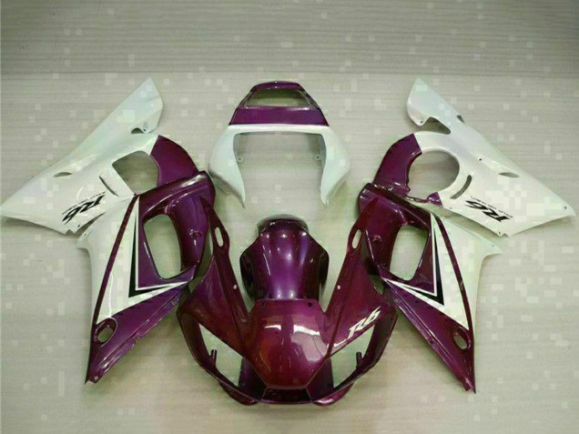 Carenados Moto Yamaha YZF R6 1998-2002 - Blanco Púrpura