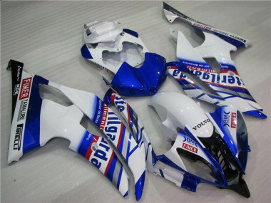 Carenados Moto Yamaha YZF R6 2008-2016 - Blanco Azul Rojo Sterilgarda Volvo Fimer Yamalube