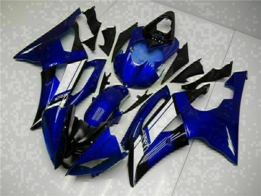 Carenados Moto Yamaha YZF R6 2008-2016 - Azul Blanco