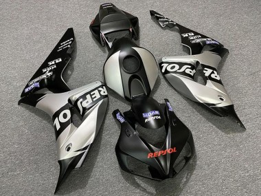 Carenados Moto Honda CBR1000RR 2006-2007 - Plata Negro Mate Repsol