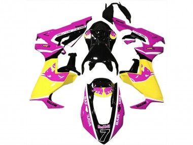 Carenados Moto Honda CBR1000RR 2017-2023 - Rosa Amarillo Negro Brillante Rojo Bull