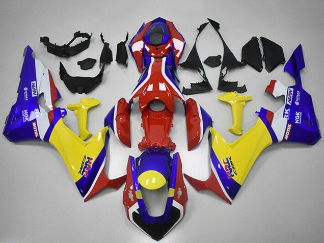 Carenados Moto Honda CBR1000RR 2017-2023 - Blanco Rojo Azul Amarillo HRC