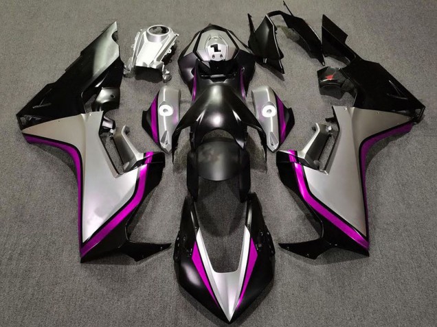 Carenados Moto Honda CBR1000RR 2017-2023 - Plata Rosa Negro Brillante