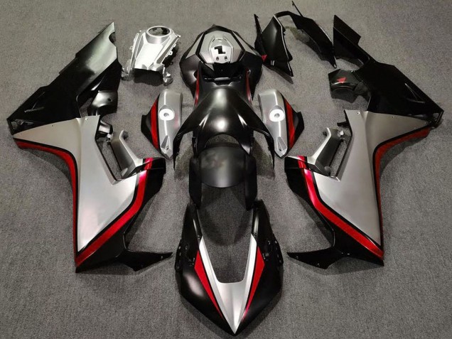 Carenados Moto Honda CBR1000RR 2017-2023 - Plata Rojo Negro Brillante