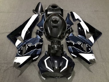 Carenados Moto Honda CBR600RR 2013-2023 - Negro FibraCarbono Blanco Azul Toro
