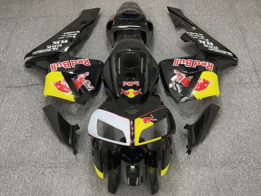 Carenados Moto Honda CBR600RR 2005-2006 - Negro Amarillo Blanco Rojo Bull