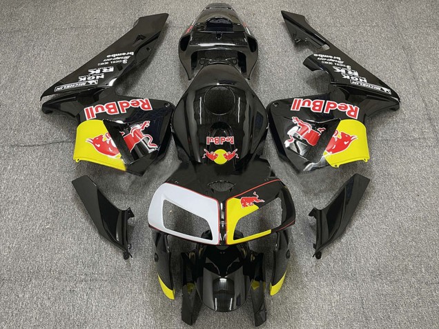 Carenados Moto Honda CBR600RR 2005-2006 - Negro Amarillo Blanco Rojo Bull