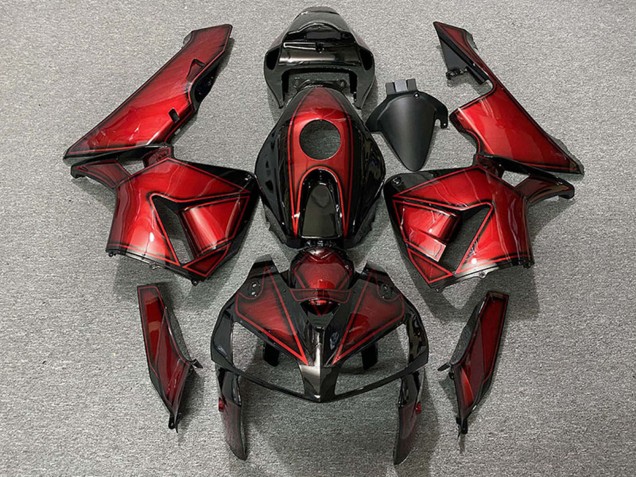 Carenados Moto Honda CBR600RR 2005-2006 - Rojo Profundo Caramelo