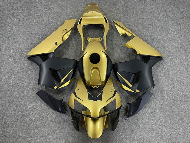 Carenados Moto Honda CBR600RR 2003-2004 - Oro Negro Mate