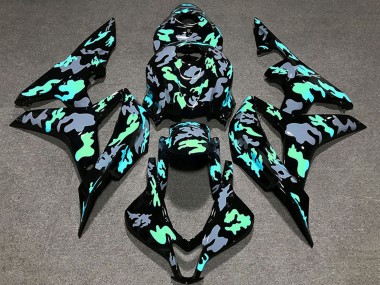 Carenados Moto Honda CBR600RR 2007-2008 - Verde Gris Camouflage