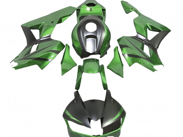 Carenados Moto Honda CBR600RR 2013-2026 - Lizard Verde Negro Mate