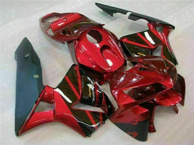 Carenado Moto Honda CBR600RR 2005-2006 - Rojo Negro