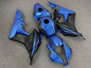 Carenados Moto Honda CBR600RR 2007-2008 - Azul Negro Mate OEM Estilo