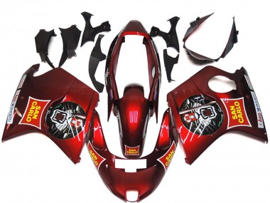 Carenados Moto Honda CBR1100XX Blackbird 1996-2007 - Rojo Amarillo San Carlo