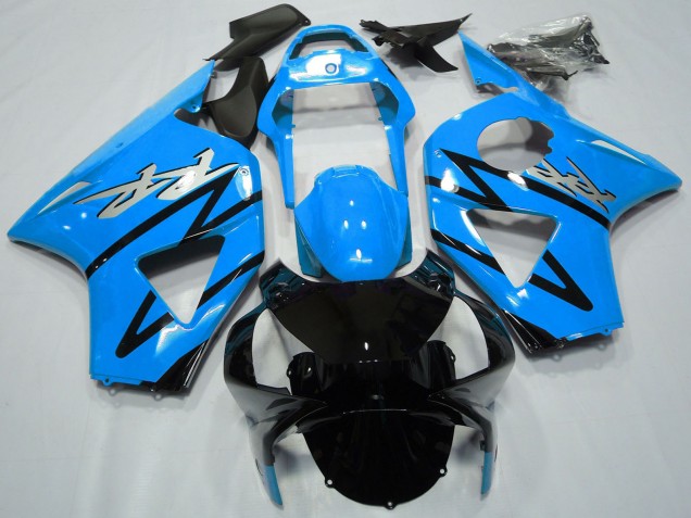 Carenados Moto Honda CBR954RR 2002-2003 - Azul Claro Negro Brillante CBR Estilo