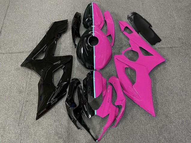 Carenados Moto Suzuki GSXR 1000 2005-2006 - Negro Brillante Rosa