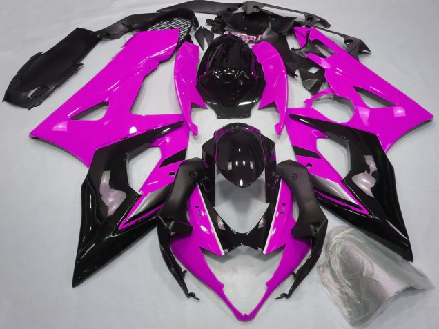 Carenados Moto Suzuki GSXR 1000 2005-2006 - Rosa Negro Brillante