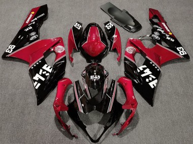 Carenados Moto Suzuki GSXR 1000 2005-2006 - Rojo Negro Brillante Blanco