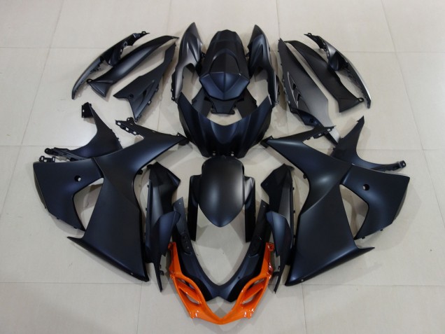 Carenados Moto Suzuki GSXR 1000 2009-2016 - Negro Mate Naranja
