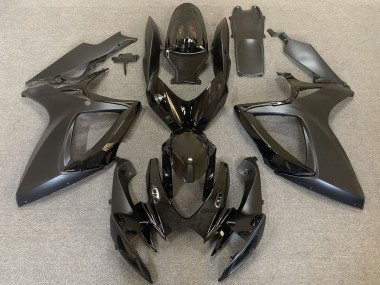 Carenados Moto Suzuki GSXR 600 / GSXR 750 2006-2007 - Negro Brillante Negro Mate