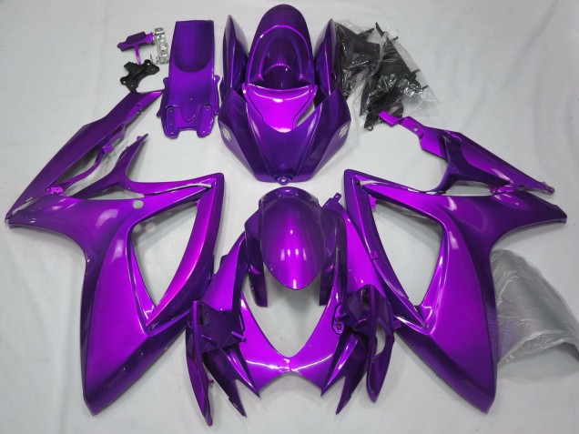 Carenados Moto Suzuki GSXR 600 / GSXR 750 2006-2007 - Plain Púrpura Brillante