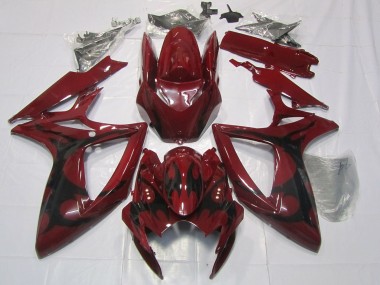 Carenados Moto Suzuki GSXR 600 / GSXR 750 2006-2007 - Rojo Granate