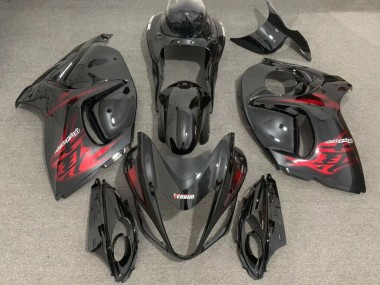 Carenados Moto Suzuki GSXR 1300 2008-2020 - Negro Brillante Rojo