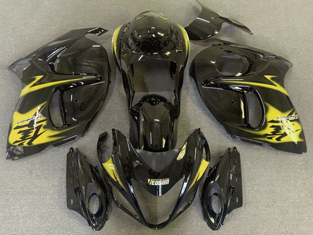 Carenados Moto Suzuki GSXR 1300 2008-2020 - Negro Brillante Amarillo