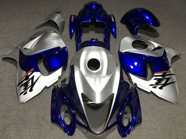 Carenados Moto Suzuki GSXR 1300 2008-2020 - Plata Brillante Azul