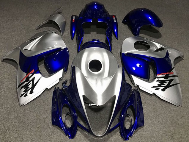 Carenados Moto Suzuki GSXR 1300 2008-2020 - Plata Brillante Azul