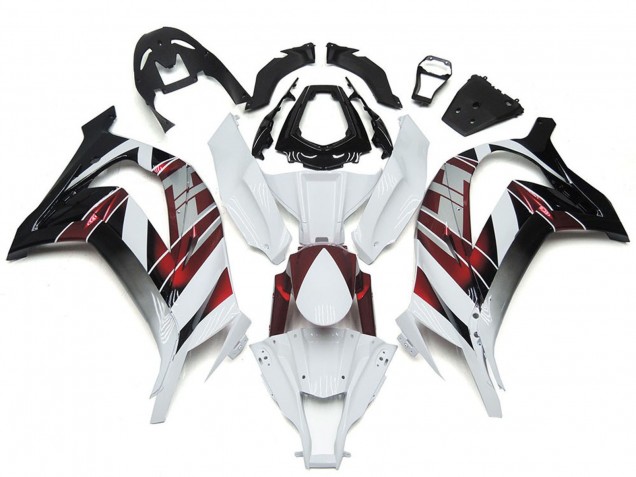 Carenados Moto Kawasaki ZX10R 2016-2020 - Blanco Rojo Negro