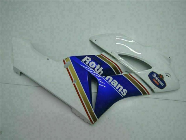 Carenado Moto Honda CBR1000RR 2004-2005 - Blanco Azul Amarillo Rothmans