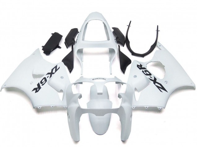 Carenados Moto Kawasaki ZX6R 2000-2002 - Blanco Brillante
