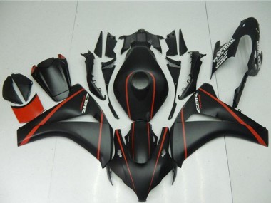 Carenados Moto Honda CBR1000RR 2008-2011 - Negro Mate Rojo