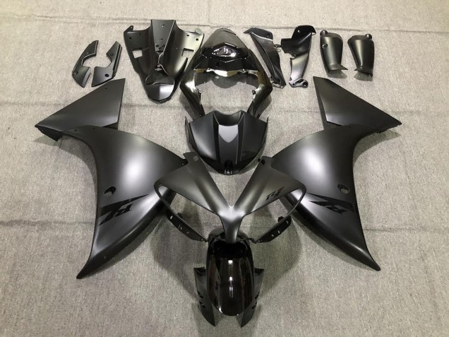 Carenados Moto Yamaha R1 2012-2014 - Negro Brillante Negro Mate