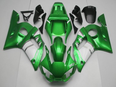 Carenados Moto Yamaha R6 1998-2002 - Verde Blanco