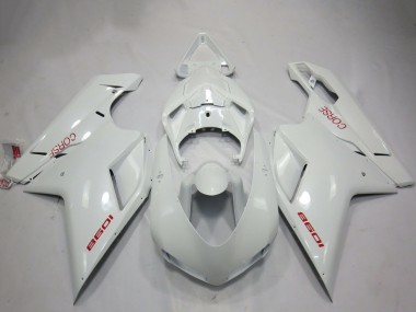 Carenados Moto Ducati 1098 2007-2014 - Blanco Corse
